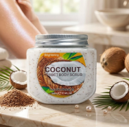 Скраб для тела Wokali Coconut WKL757, 500 мл