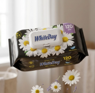Влажные салфетки White Day Camomile 120 шт