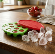 Formă pentru gheață Gondol Plastik Strawberry Freezer, 12 compartimente