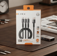 Кабель 3-в-1 USB Ezra EZ-W80, 1,2 м